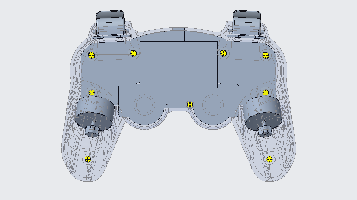 Reverse-Engineered Gamepad: Screwing the Complete Assembly